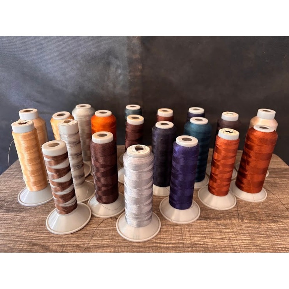 Embroidery Thread Assortment Spools Neutral Tones Craft‎ Sewing Projects